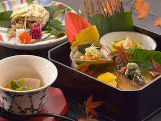 京懐石料理の例